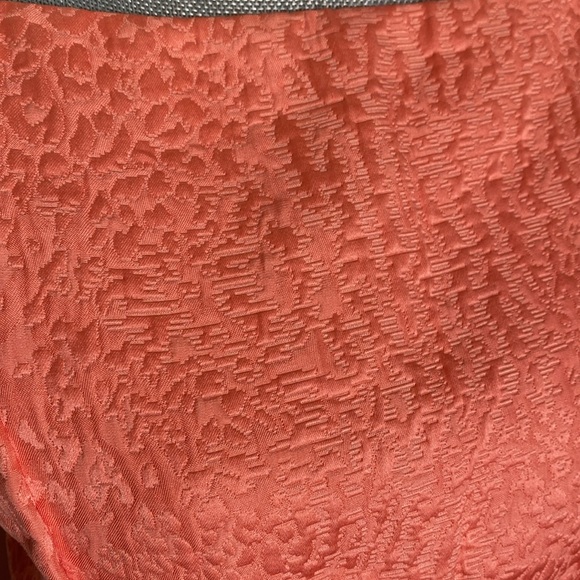 OSCAR DE LA RENTA VINTAGE CORAL SLEEVELESS COCKTAIL DRESS SIZE 12🌟LIKE NEW🌟 - Picture 3 of 14